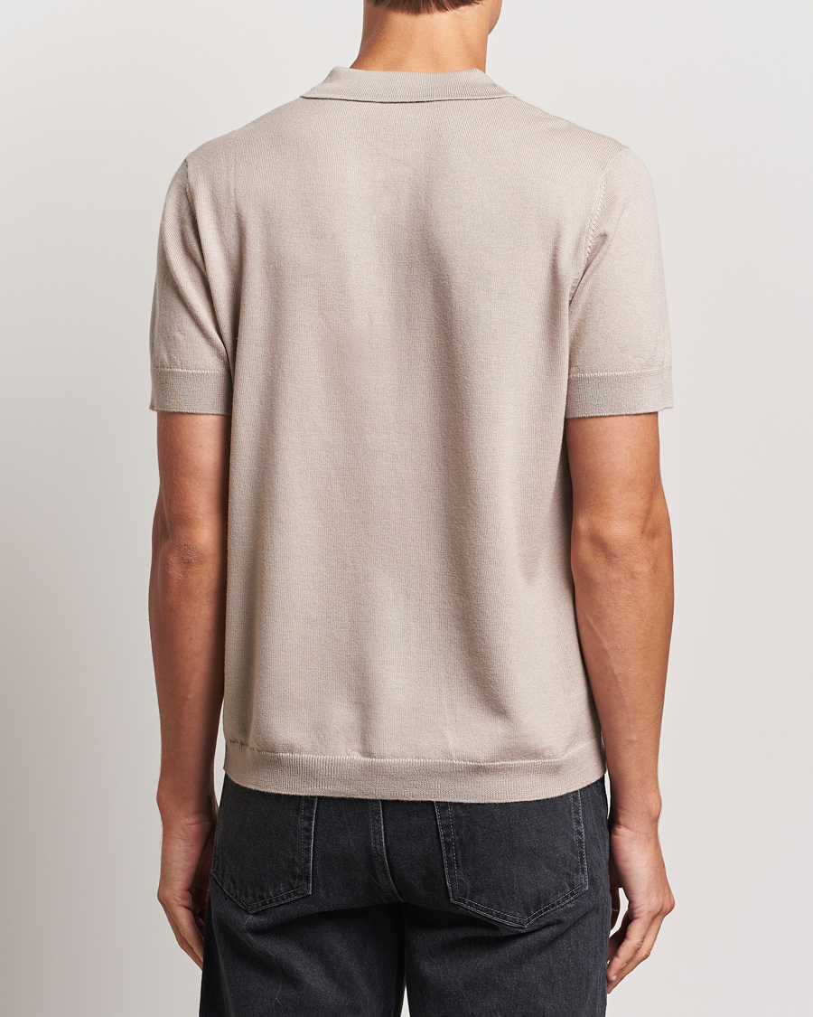 Herr | Pikéer | A Day's March | Rosehall Short Sleeve Merino Polo Dove