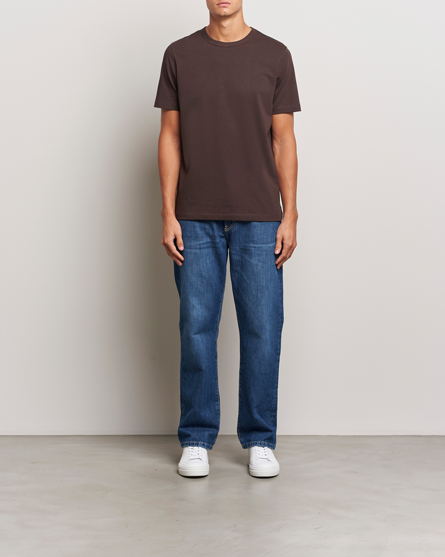 Herr | T-Shirts | A Day's March | Heavyweight T-Shirt Dark Chocolate
