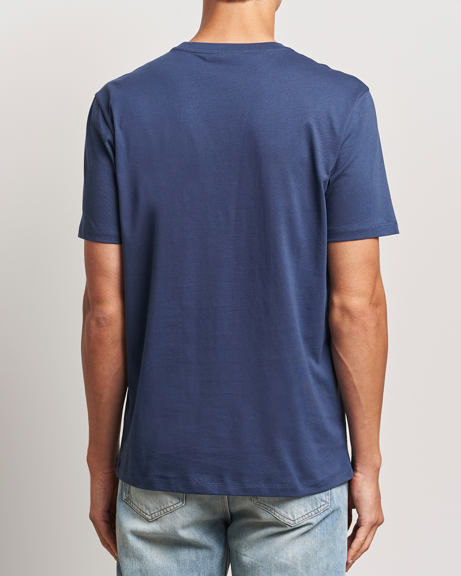Herr | T-Shirts | A Day's March | Midweight T-Shirt Brewers Blue