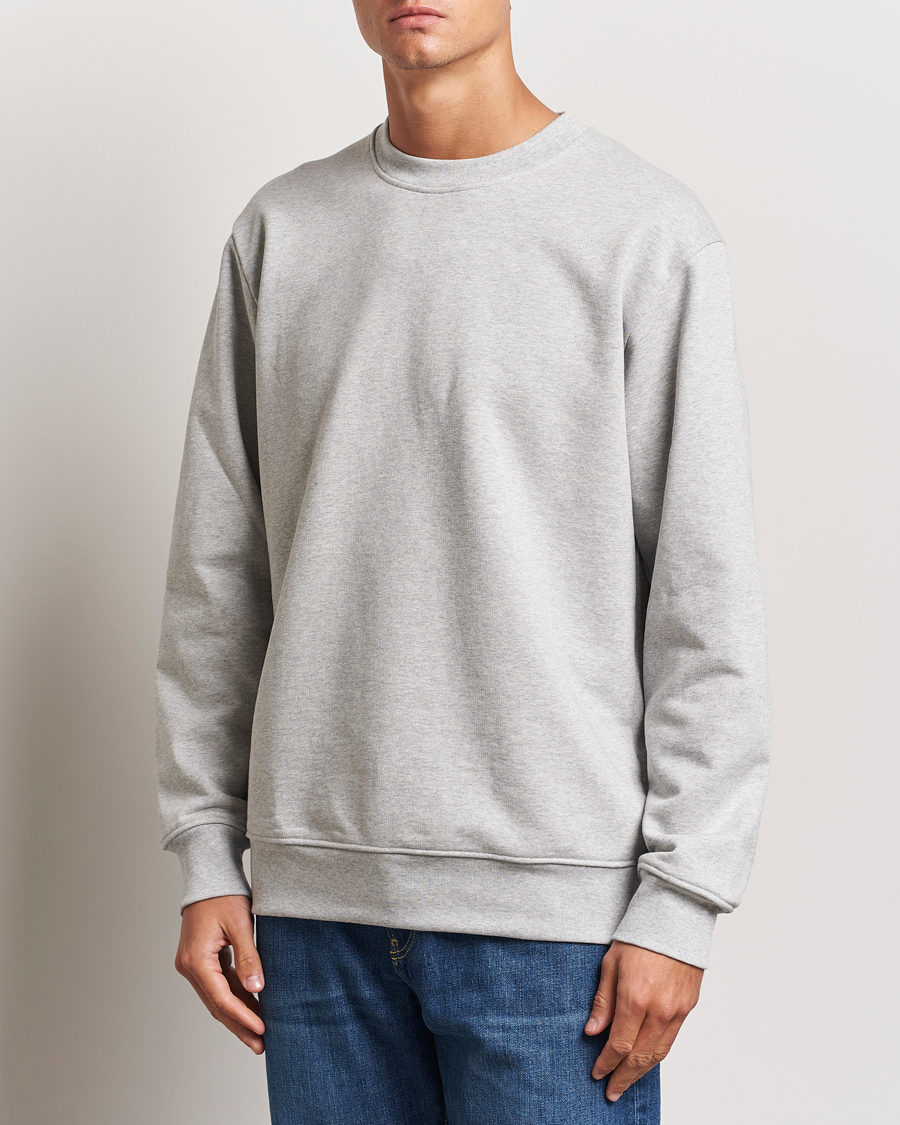 Herr | Tröjor | A Day's March | Etienne Sweatshirt Grey Melange