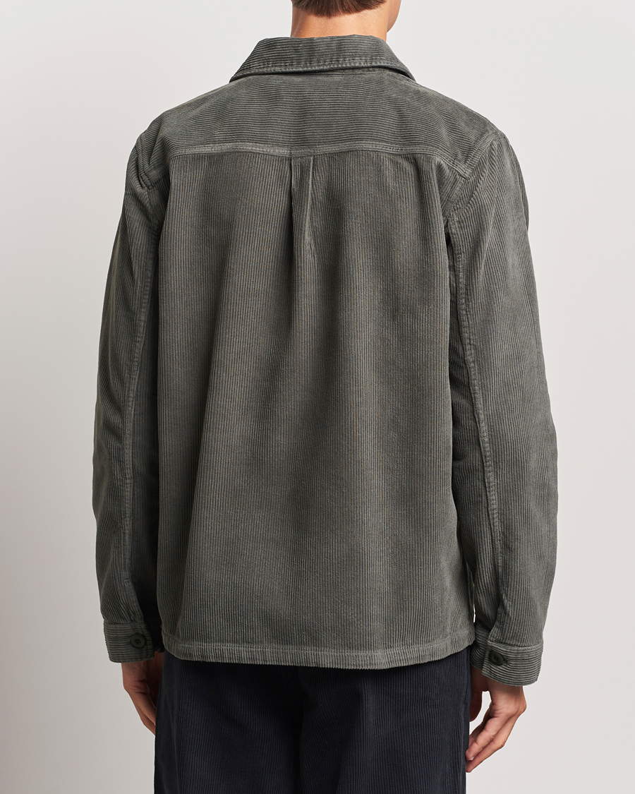Herr | Skjortor | A Day's March | Telford Corduroy Overshirt Olive