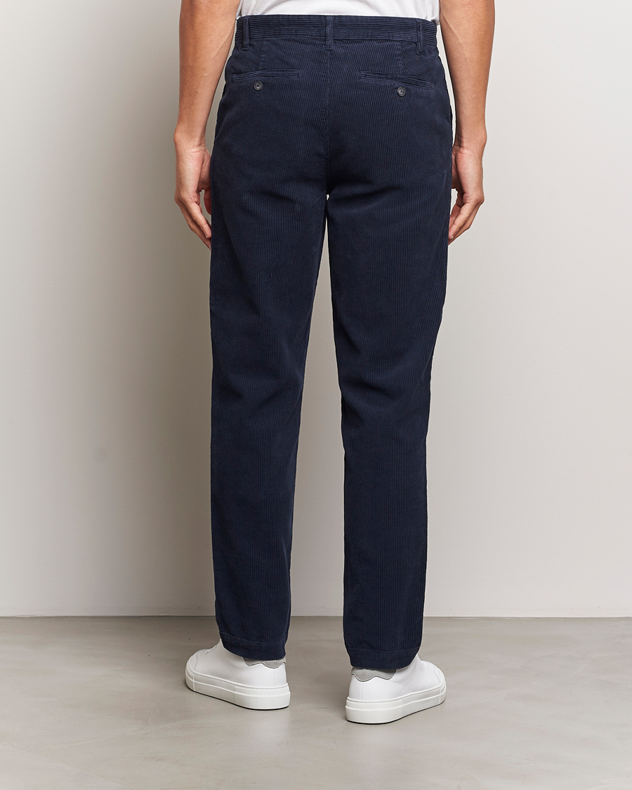 Herr | Byxor | A Day's March | Miller Corduroy Trousers Navy