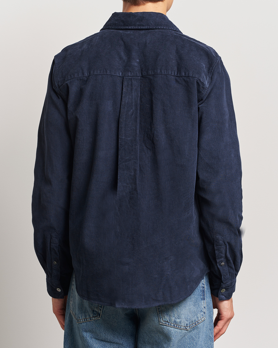 Herr | Skjortor | A Day's March | Denver Corduroy Shirt Navy