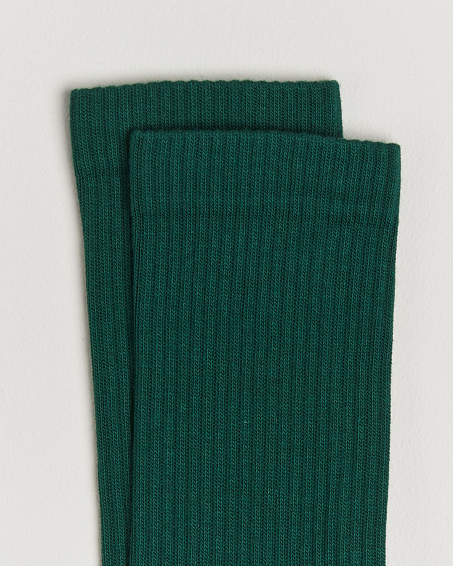 Herr | Underkläder | Sweyd | Crew Cotton Socks Green