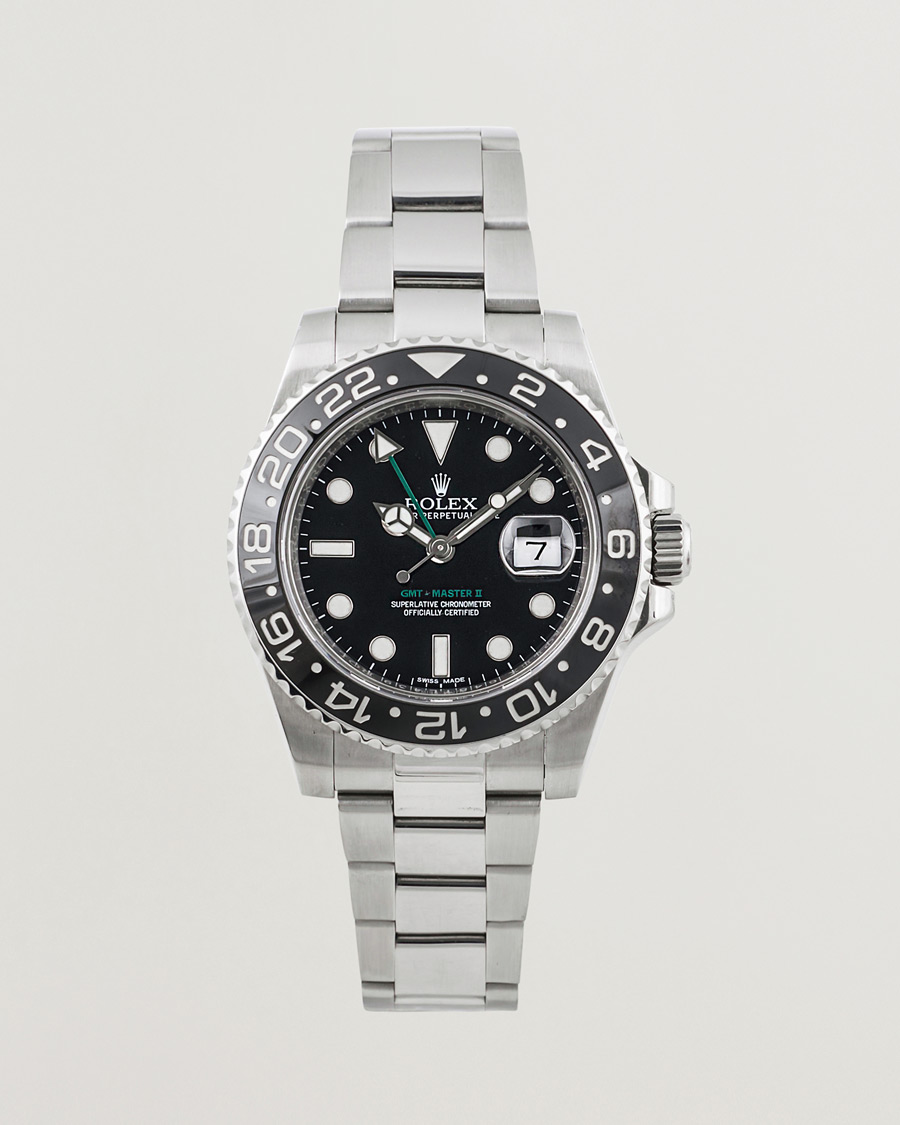 Herr | Rolex Pre-Owned GMT-MASTER II 116710LN Silver | Rolex Pre-Owned | GMT-MASTER II 116710LN Silver
