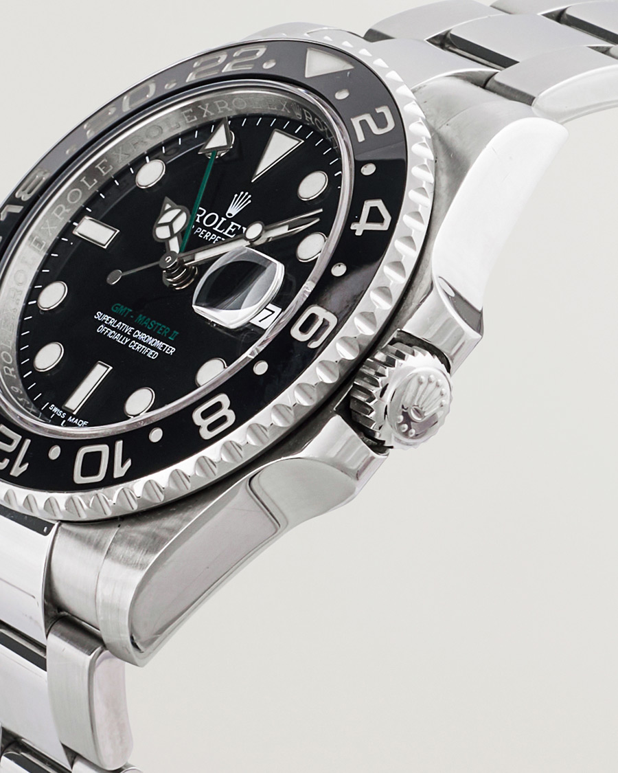 Herr | Rolex Pre-Owned GMT-MASTER II 116710LN Silver | Rolex Pre-Owned | GMT-MASTER II 116710LN Silver