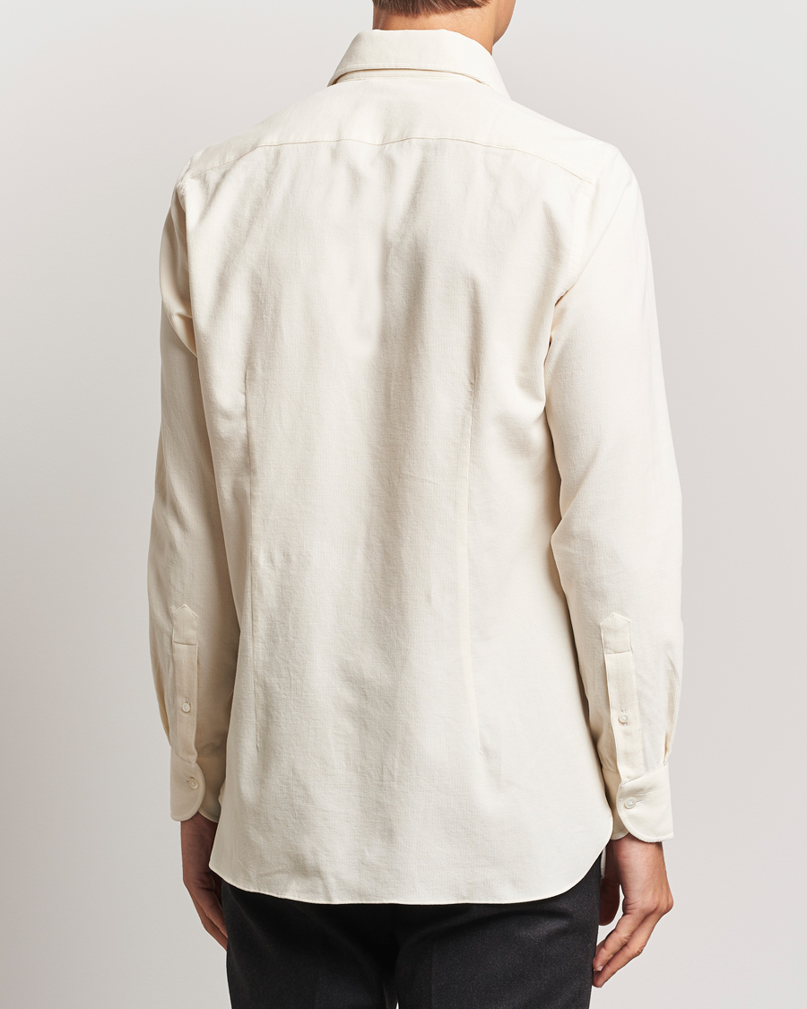 Herr | Skjortor | 100Hands | Japan Corduroy Shirt Off White