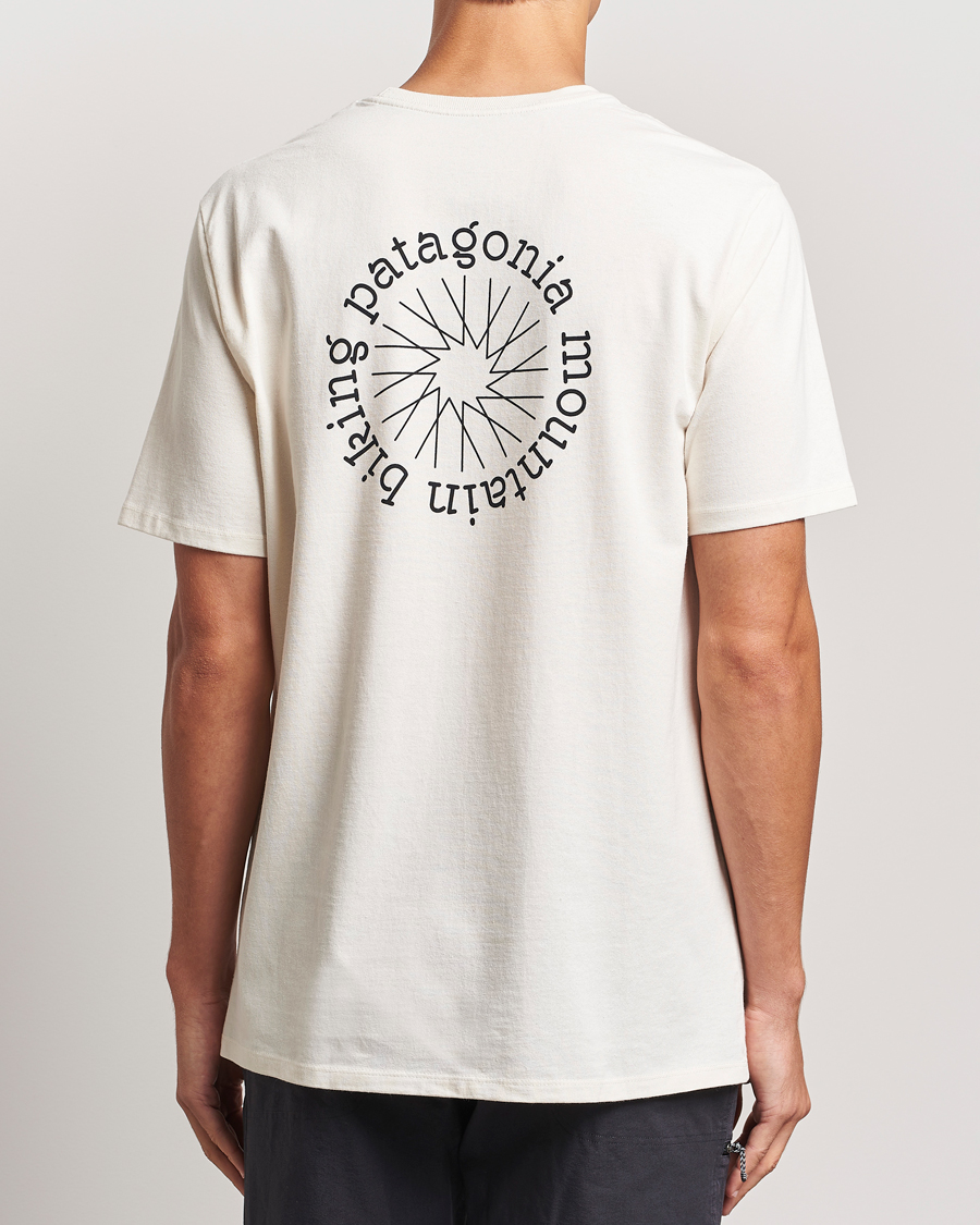 Herr | T-Shirts | Patagonia | Spoke Stencil Responsibili T-Shirt Birch White