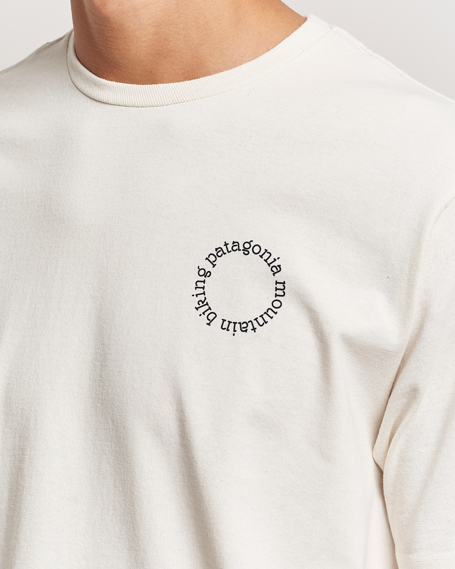 Herr | T-Shirts | Patagonia | Spoke Stencil Responsibili T-Shirt Birch White