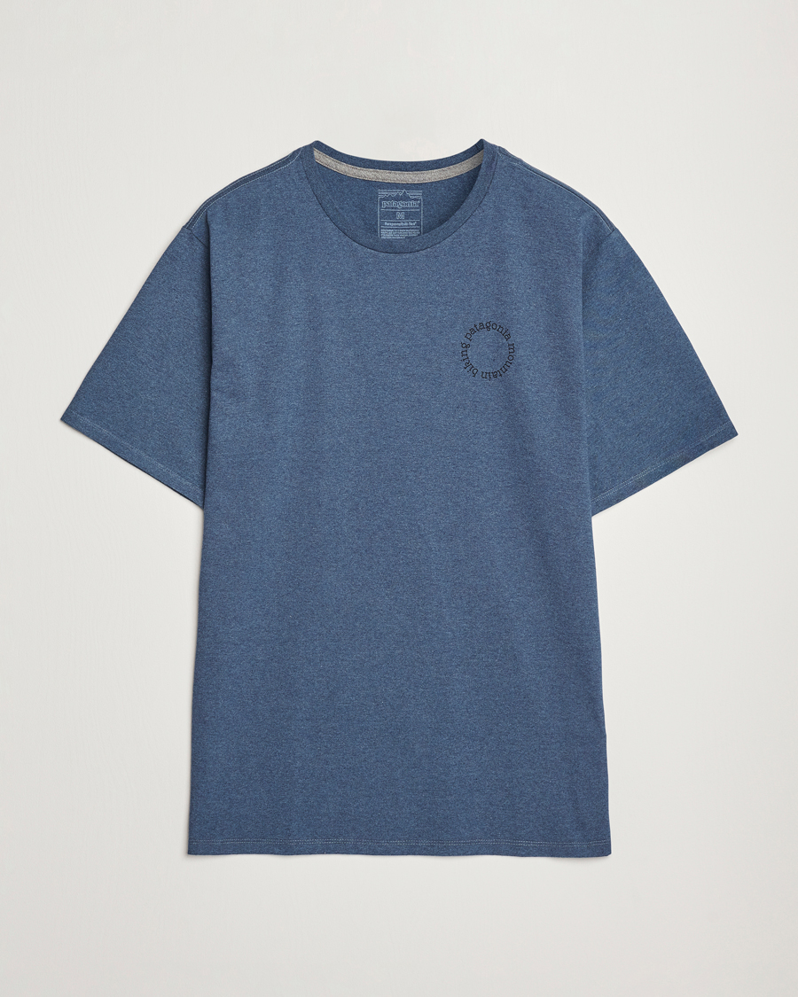 Herr | T-Shirts | Patagonia | Spoke Stencil Responsibili T-Shirt Utility Blue