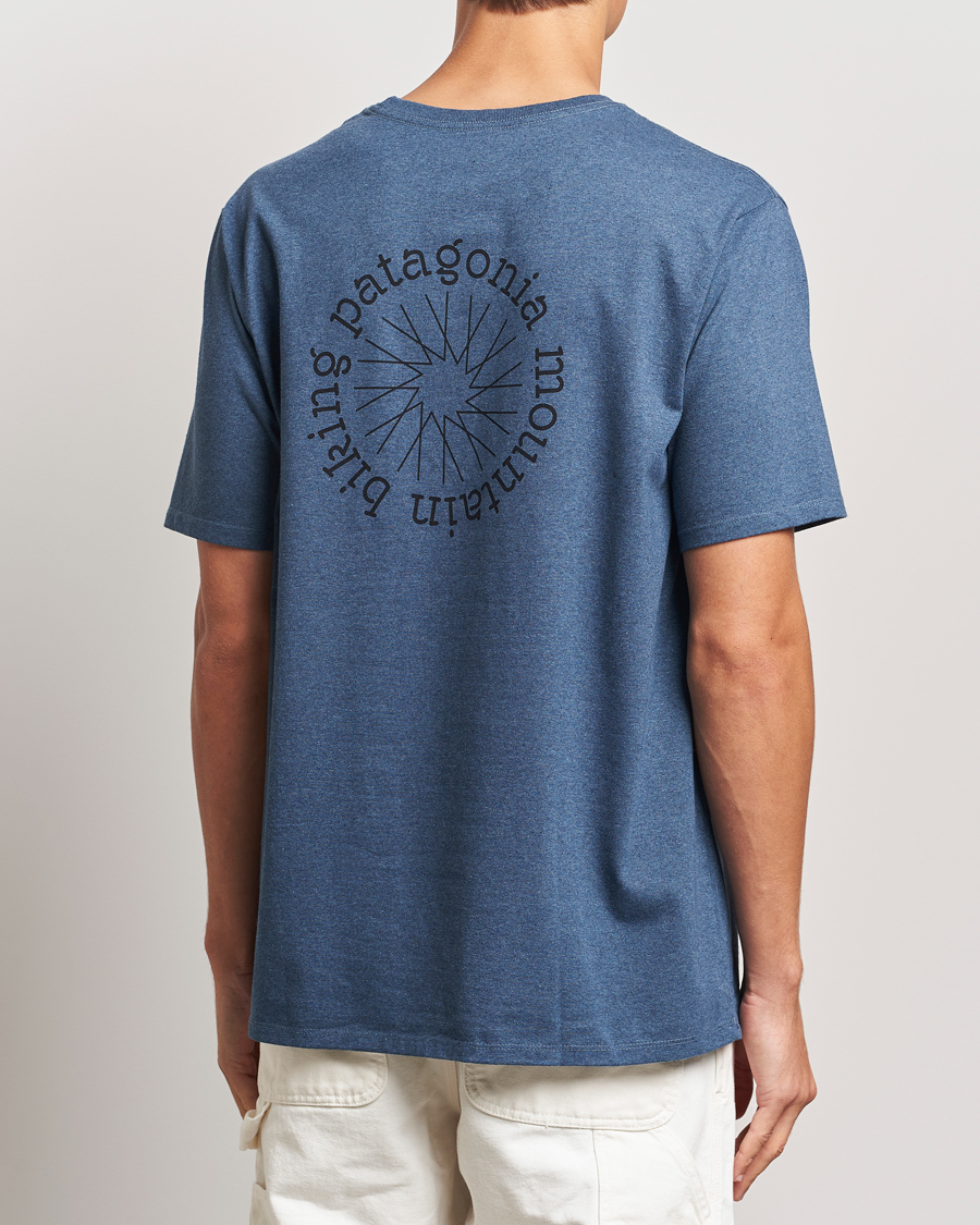 Herr | T-Shirts | Patagonia | Spoke Stencil Responsibili T-Shirt Utility Blue