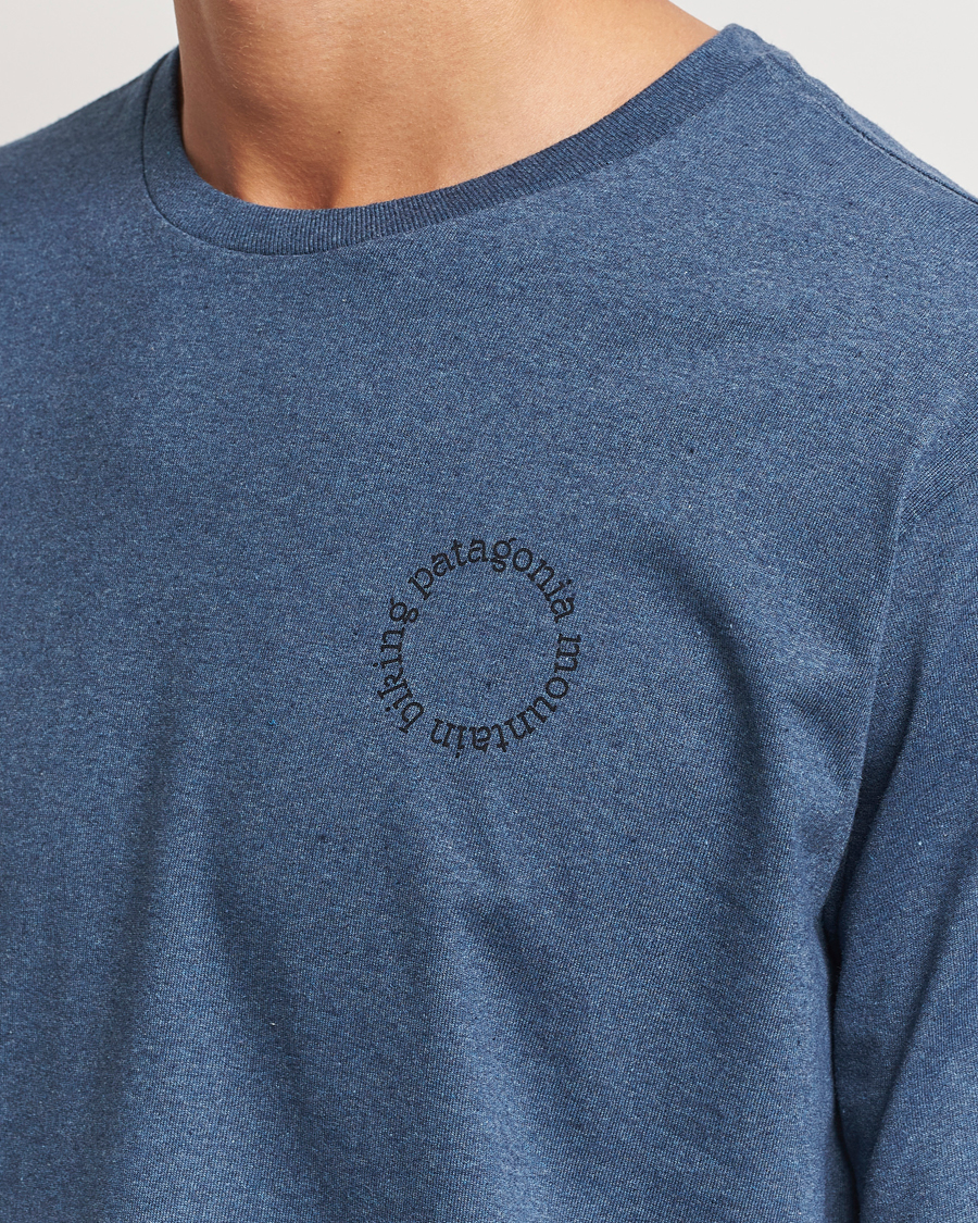 Herr | T-Shirts | Patagonia | Spoke Stencil Responsibili T-Shirt Utility Blue