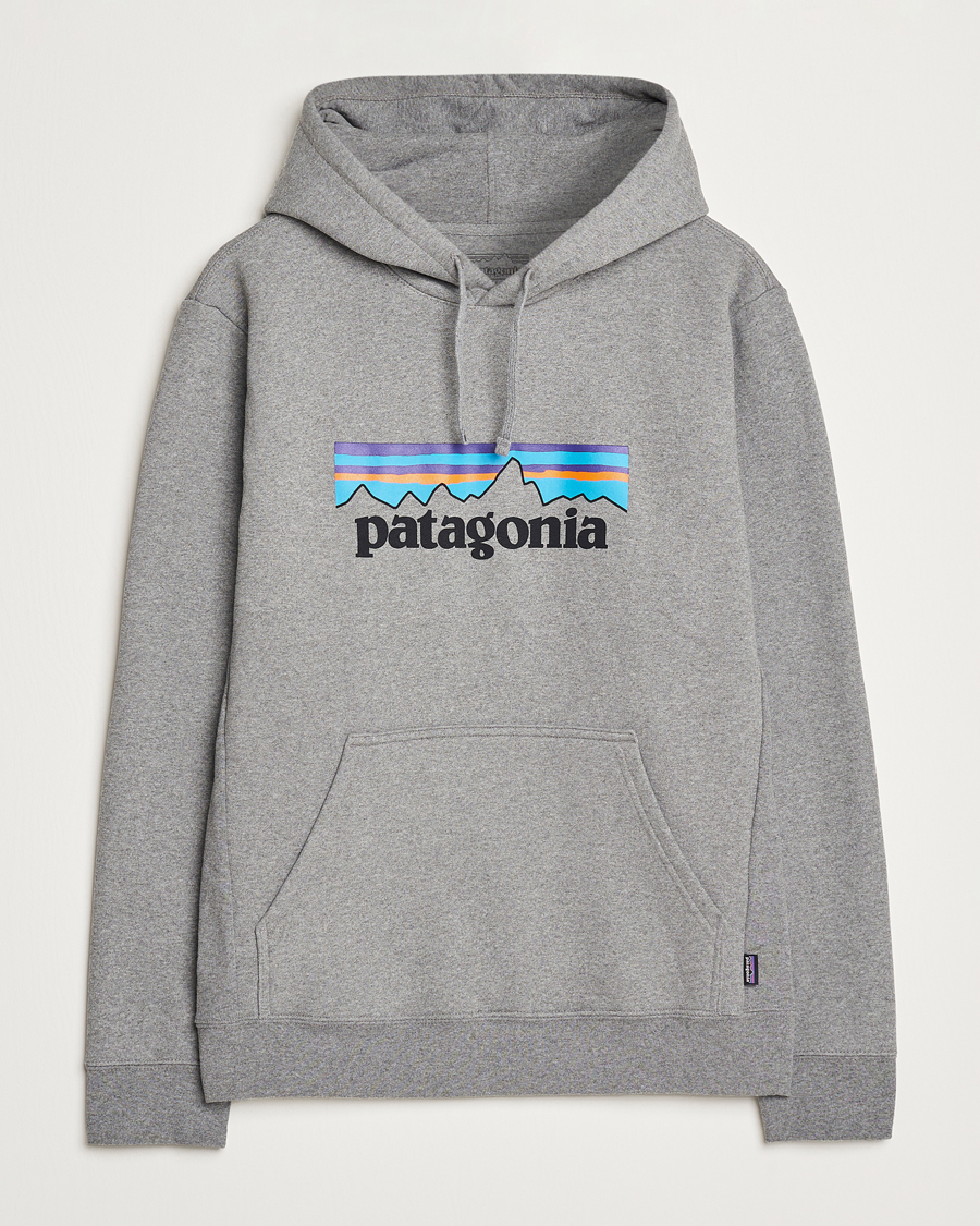 Herr | Tröjor | Patagonia | P-6 Logo Uprisal Hoody Gravel Heather