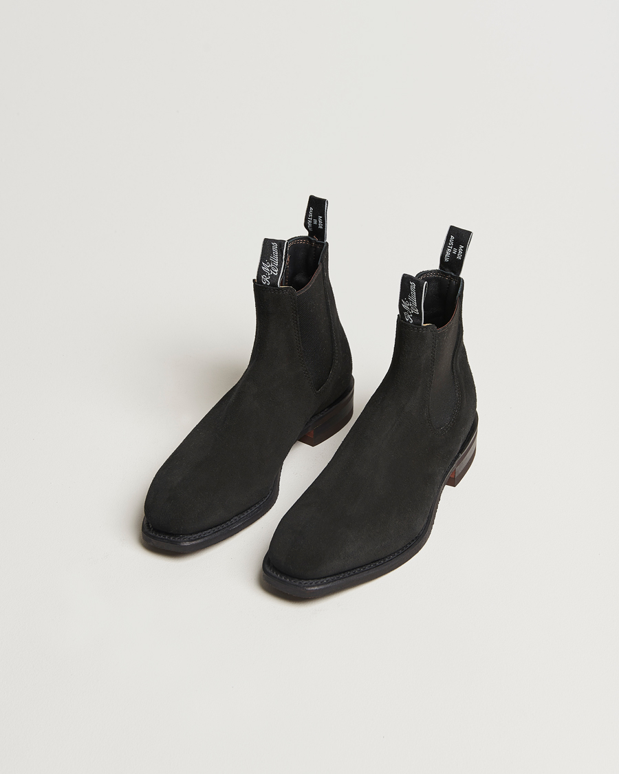 Herr | Kängor | R.M.Williams | Comfort Craftsman G Boot Black Suede