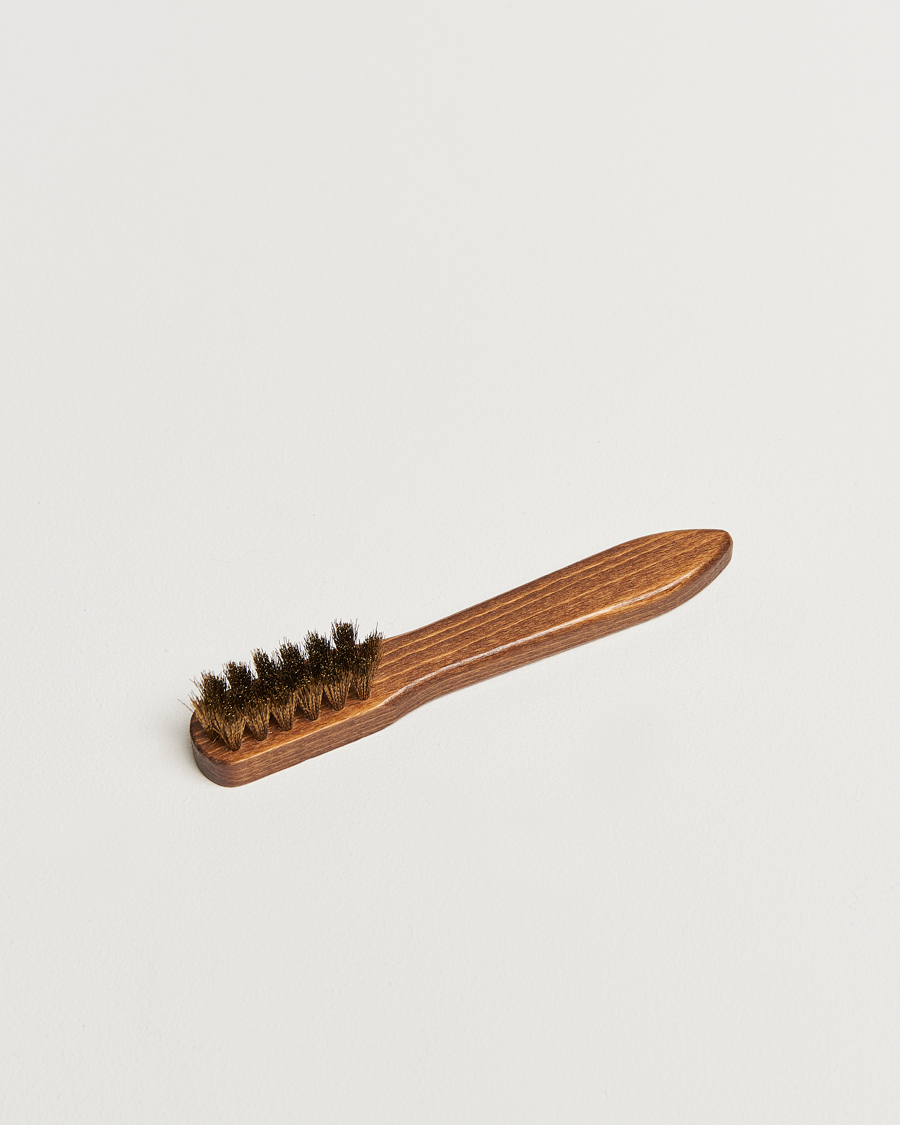 Herr | Skovård | R.M.Williams | Suede Brass Bristle Brush Natural