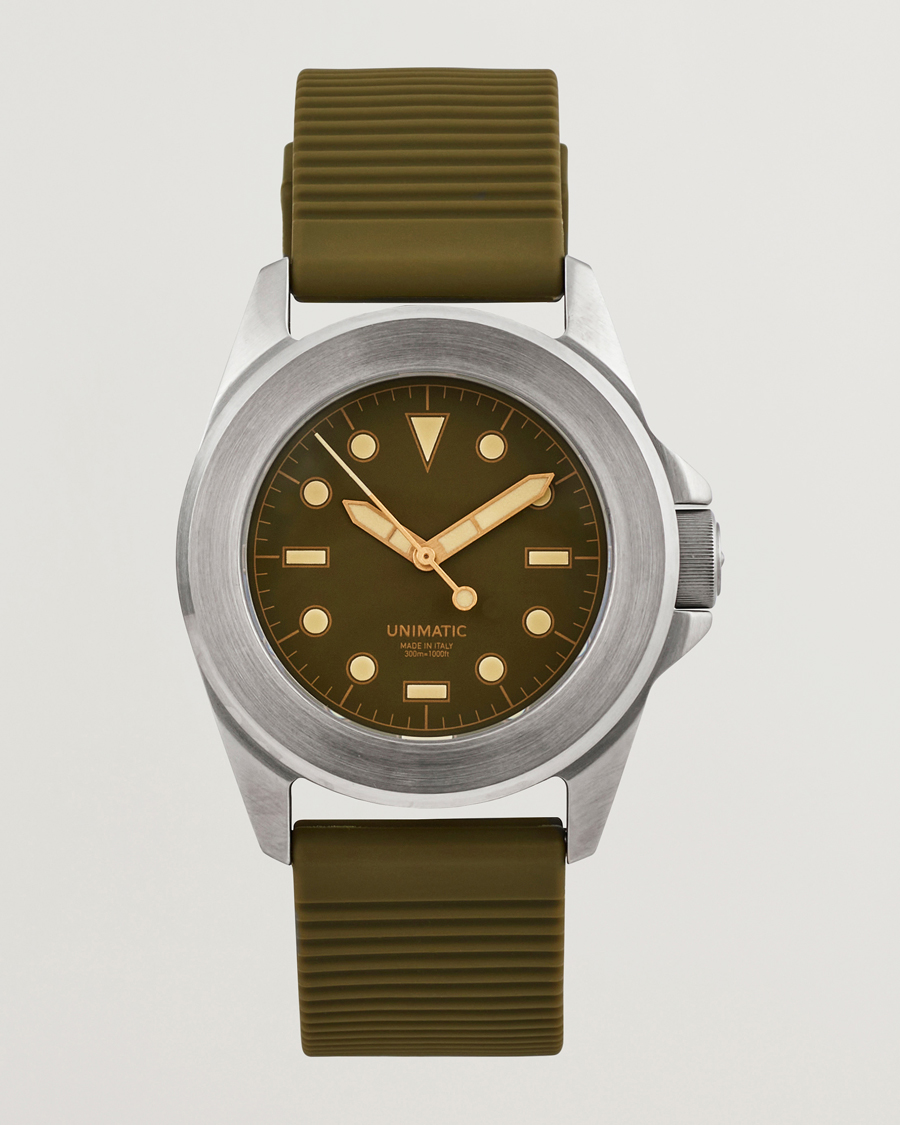 Herr | UNIMATIC Modello Quattro - Limited Watch Olive | UNIMATIC | Modello Quattro - Limited Watch Olive
