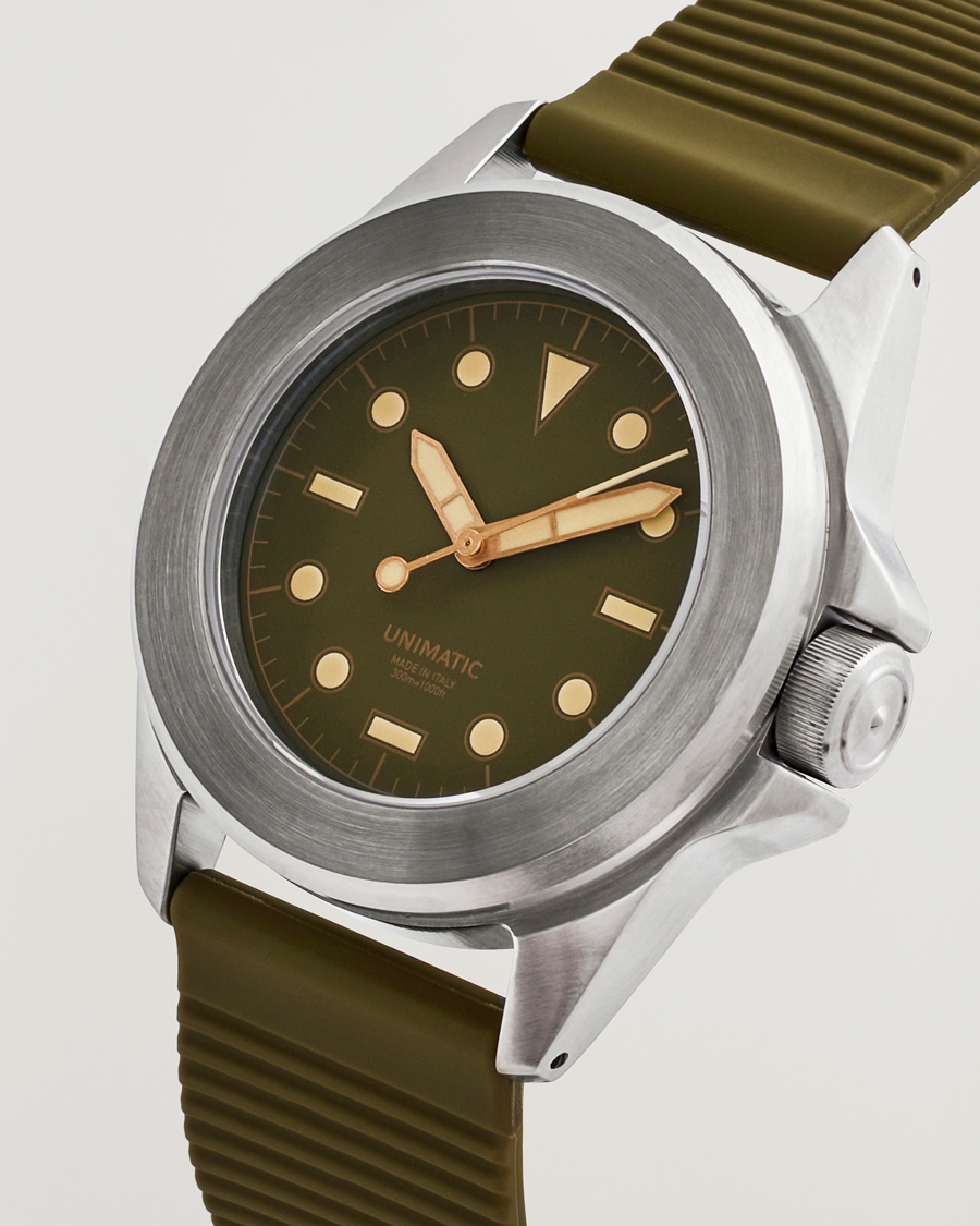 Herr | UNIMATIC Modello Quattro - Limited Watch Olive | UNIMATIC | Modello Quattro - Limited Watch Olive