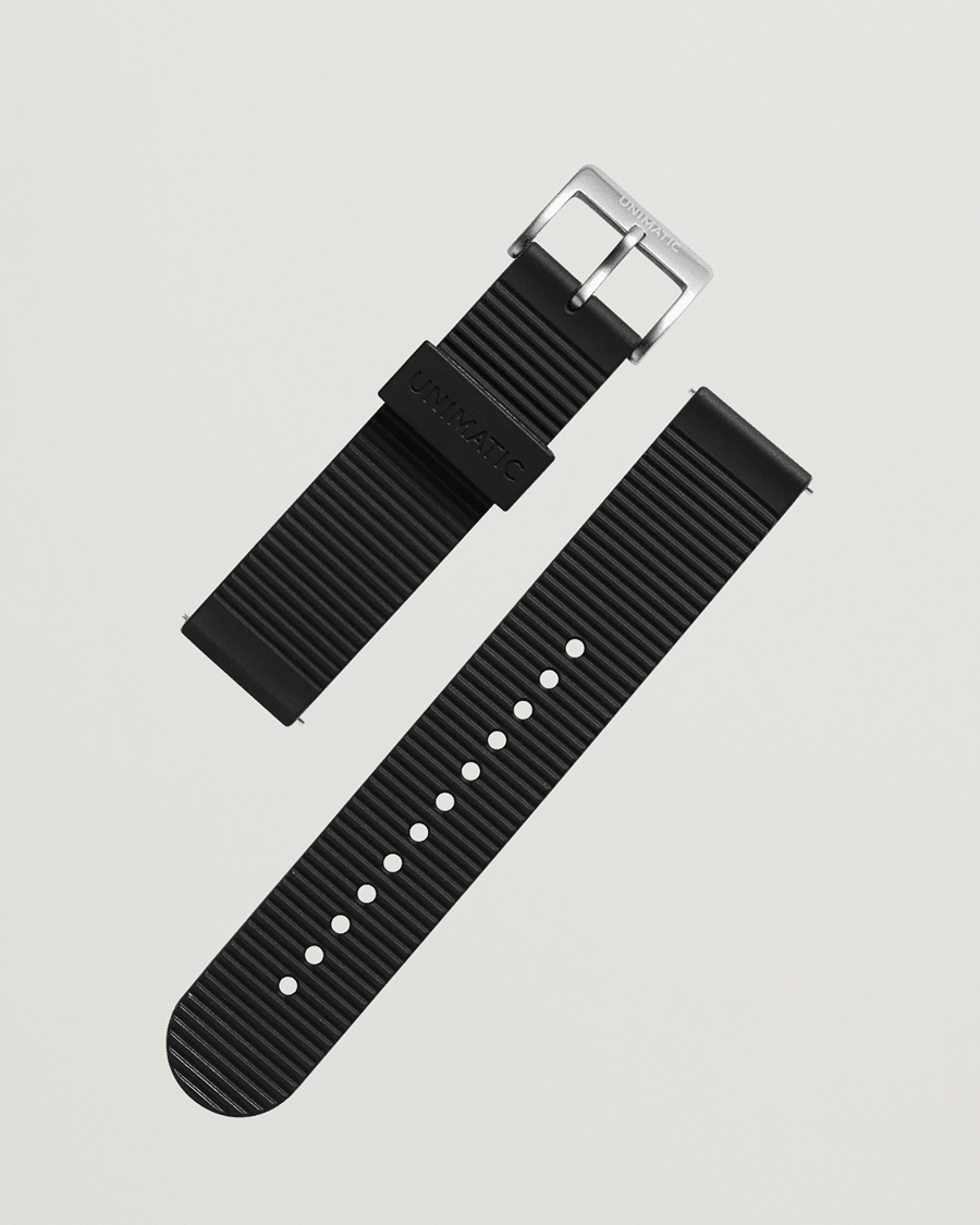 Herr | UNIMATIC TPU Quick Relese 22mm Strap Black | UNIMATIC | TPU Quick Relese 22mm Strap Black