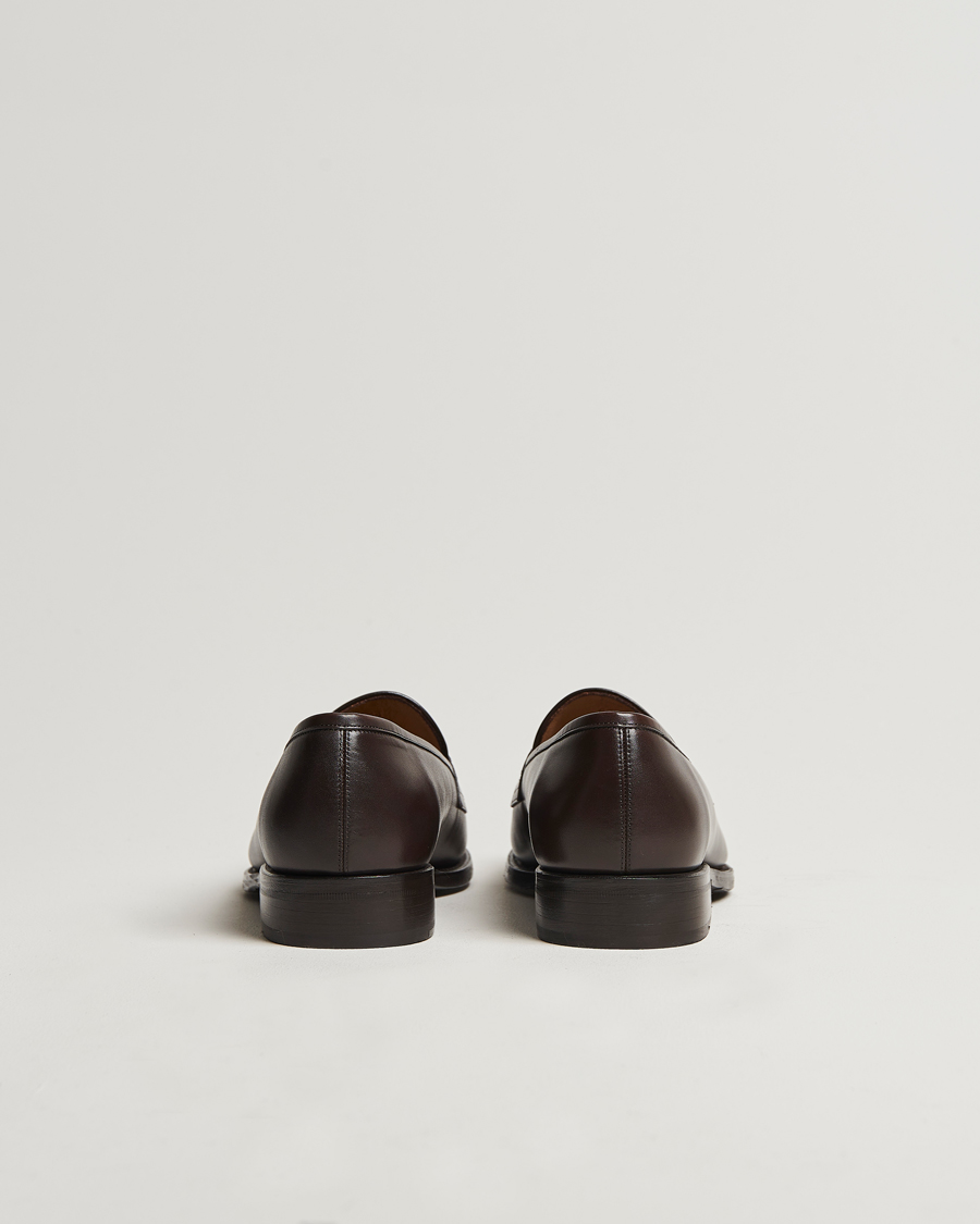 Herr | Loafers | Oscar Jacobson | Penny Loafers Dark Mud Brown