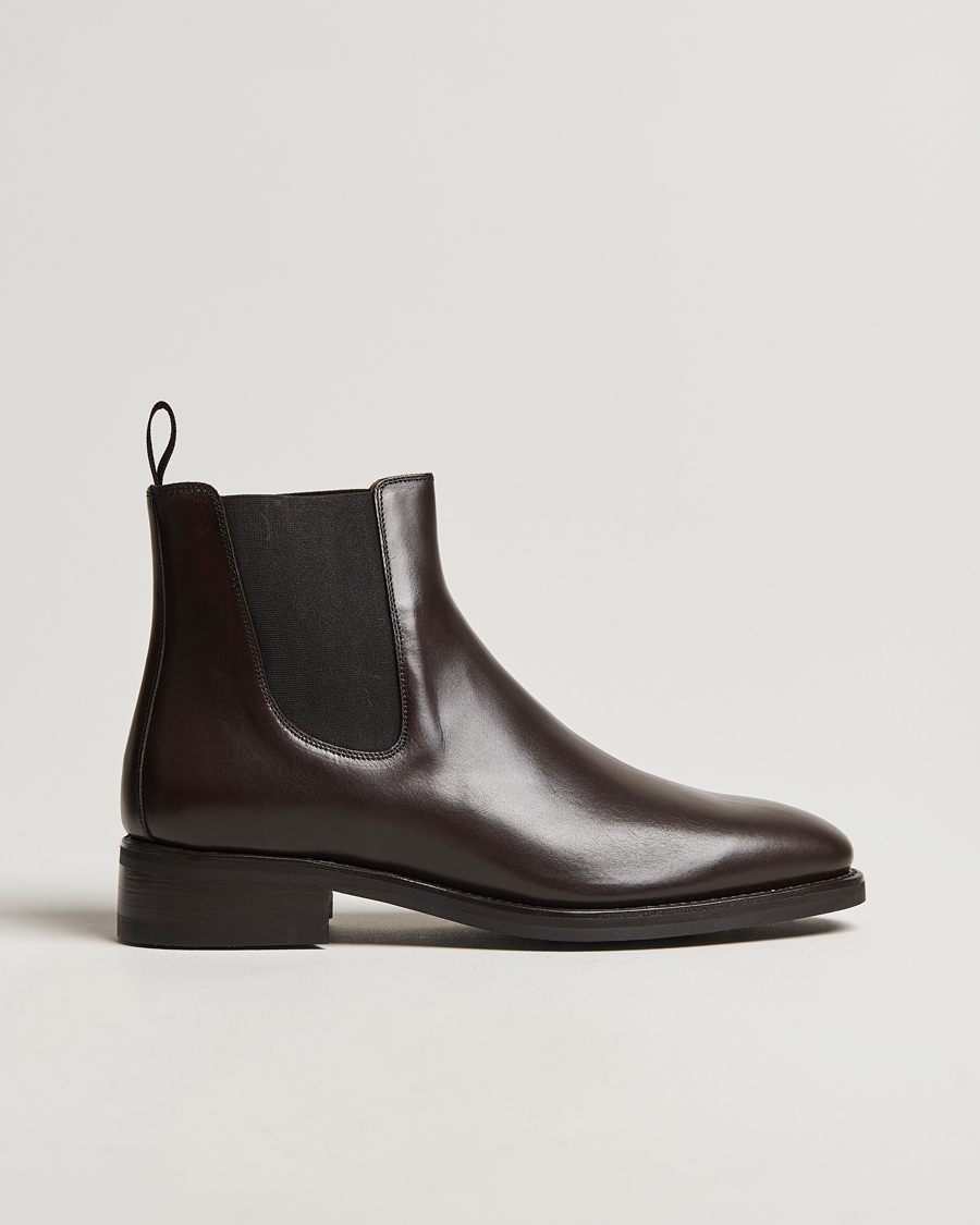 Herr | Kängor | Oscar Jacobson | Chelsea Boots Dark Mud Brown