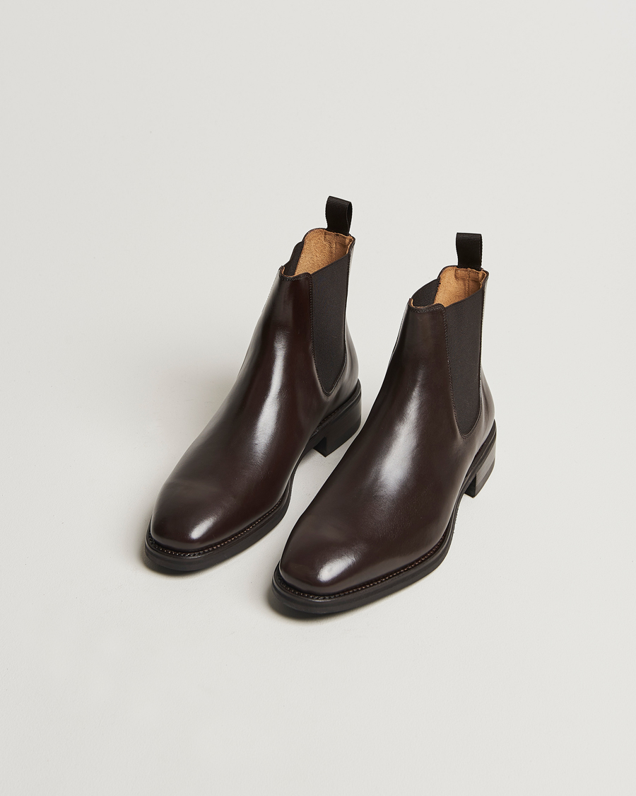 Herr | Oscar Jacobson Chelsea Boots Dark Mud Brown | Oscar Jacobson | Chelsea Boots Dark Mud Brown