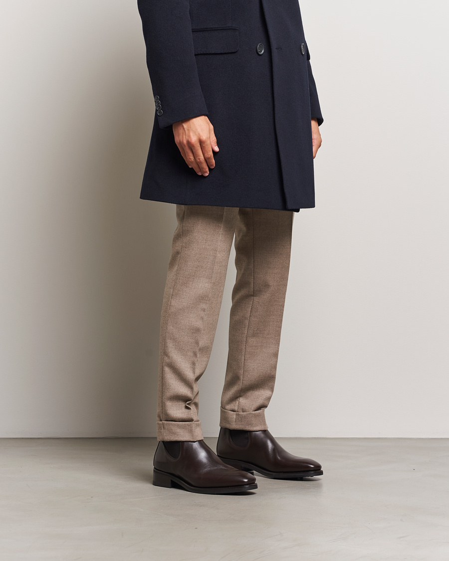 Herr | Kängor | Oscar Jacobson | Chelsea Boots Dark Mud Brown