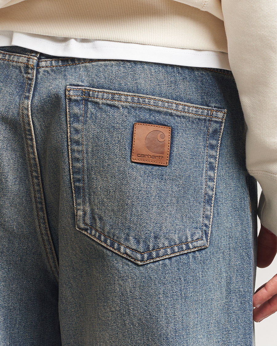 Herr | Jeans | Carhartt WIP | Landon Pant Smith Denim Blue Worn