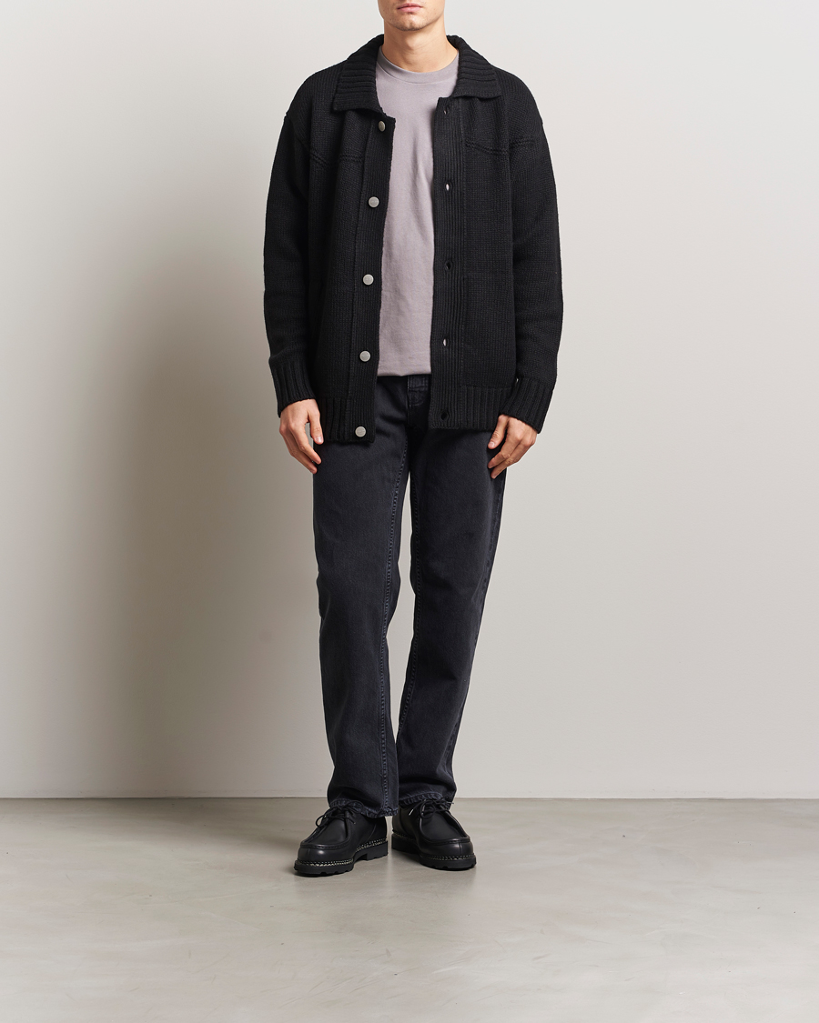 Herr | Tröjor | Carhartt WIP | Santa Fe Cardigan Black