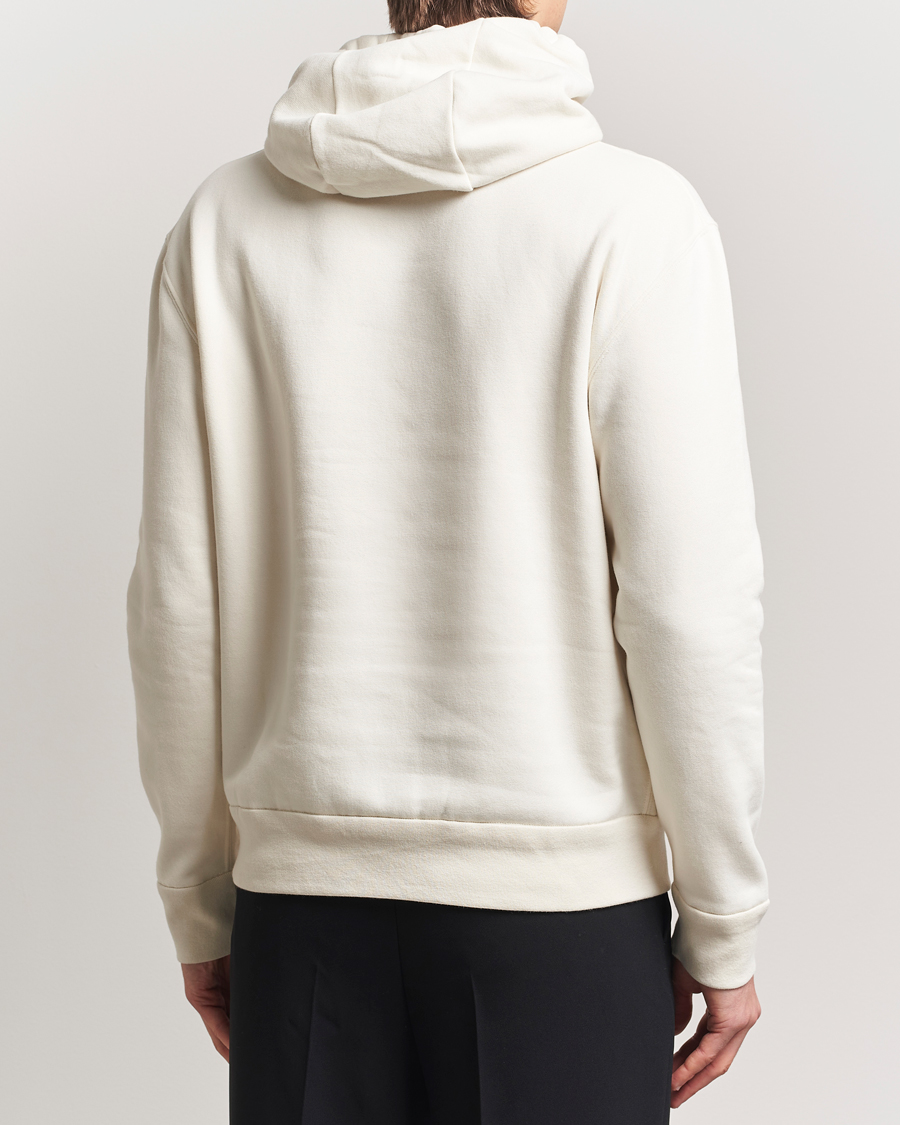 Herr | Tröjor | Ralph Lauren Purple Label | Luxury Fleece Bear Hoodie Cream