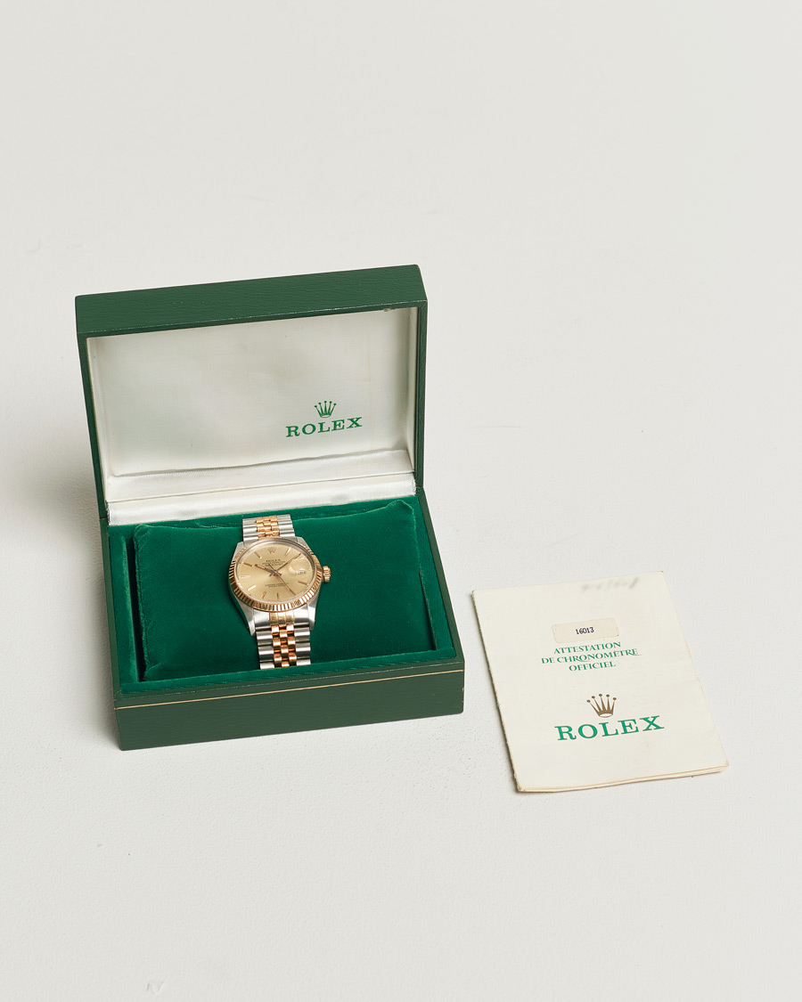 Herr | Rolex Pre-Owned Datejust 16013 G/S Silver | Rolex Pre-Owned | Datejust 16013 G/S Silver