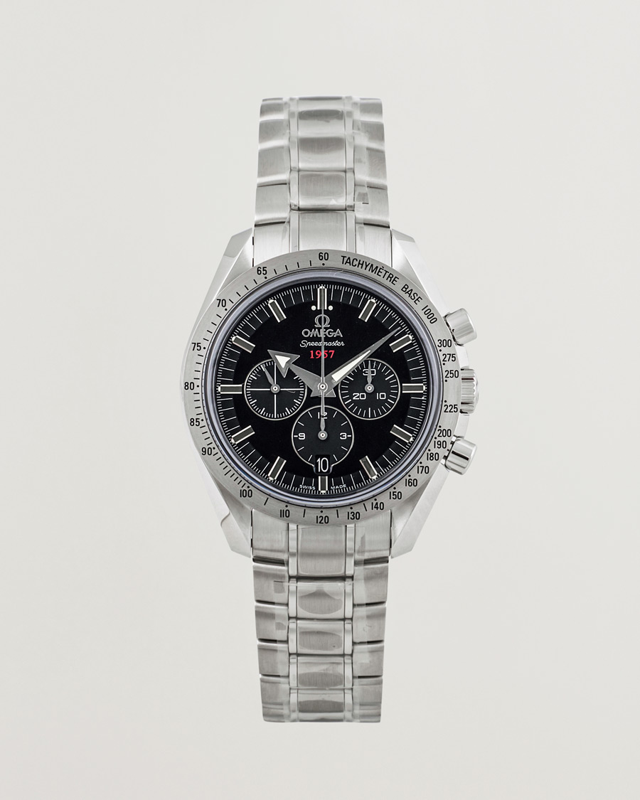 Herr | Omega Pre-Owned Speedmaster Broad Arrow1957 Co-axial Silver | Omega Pre-Owned | Speedmaster Broad Arrow1957 Co-axial Silver