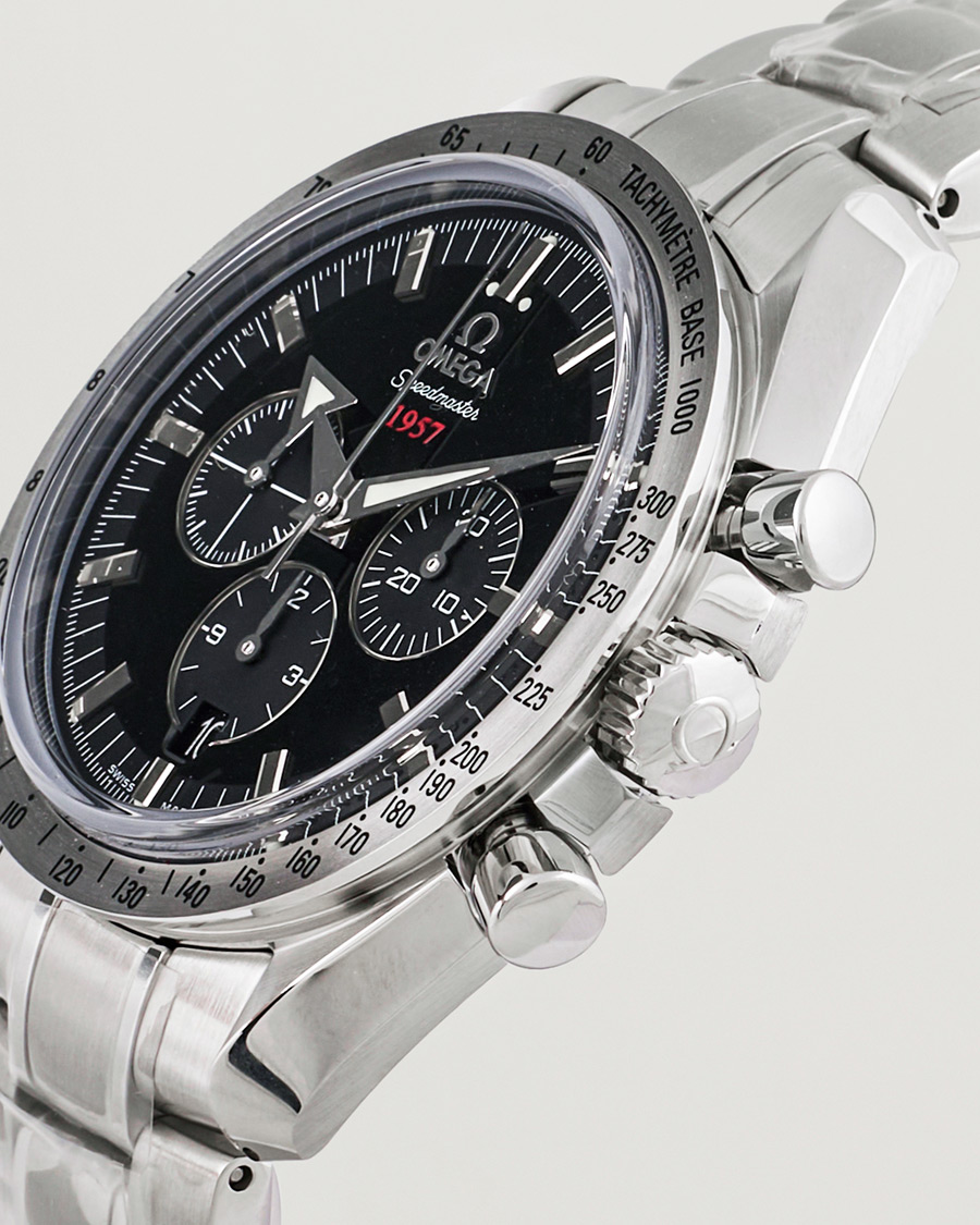 Herr | Omega Pre-Owned Speedmaster Broad Arrow1957 Co-axial Silver | Omega Pre-Owned | Speedmaster Broad Arrow1957 Co-axial Silver