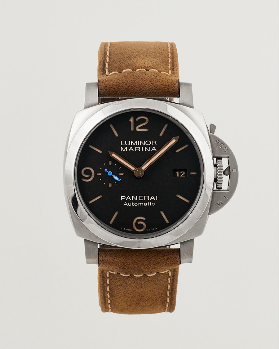 Herr | Panerai Pre-Owned Luminor Marina PAM01351 Silver | Panerai Pre-Owned | Luminor Marina PAM01351 Silver