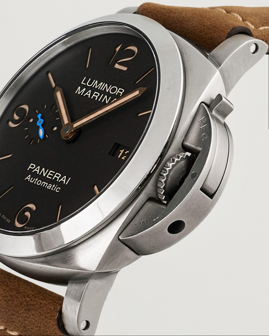 Herr | Panerai Pre-Owned Luminor Marina PAM01351 Silver | Panerai Pre-Owned | Luminor Marina PAM01351 Silver