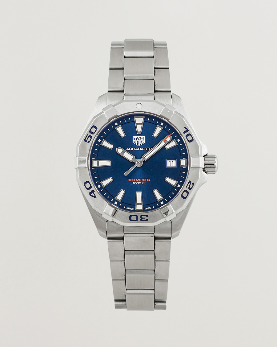 Herr | Tag Heuer Pre-Owned Aquaracer 300M WBD112 Silver | Tag Heuer Pre-Owned | Aquaracer 300M WBD112 Silver