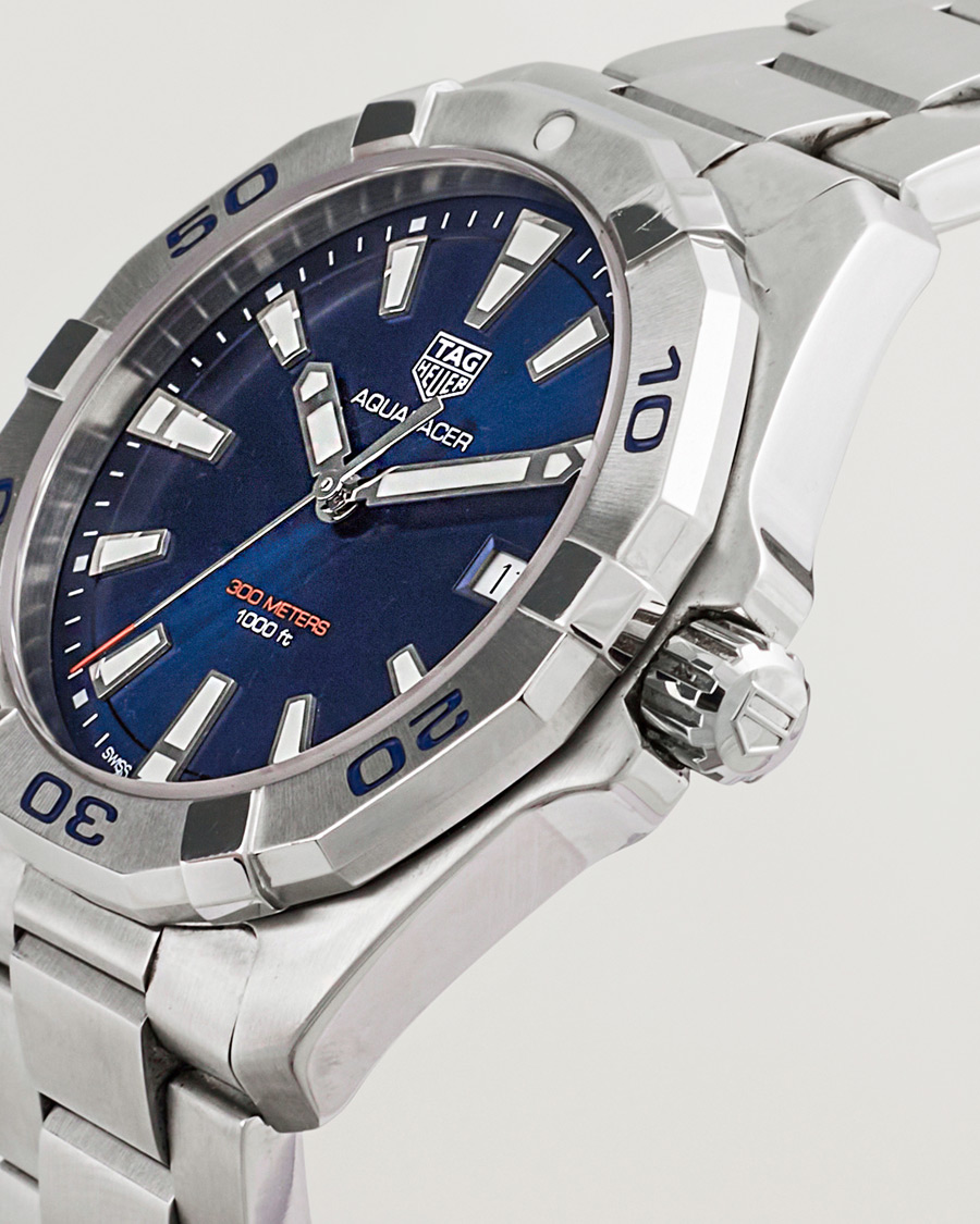 Herr | Tag Heuer Pre-Owned Aquaracer 300M WBD112 Silver | Tag Heuer Pre-Owned | Aquaracer 300M WBD112 Silver