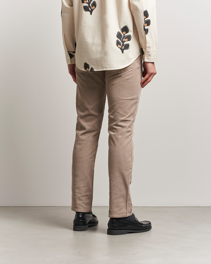 Herr | Byxor | NN07 | Tony Corduroy 5-Pocket Pants Timber Wolf