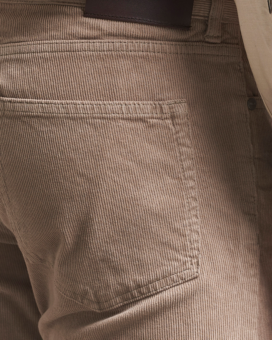 Herr | Byxor | NN07 | Tony Corduroy 5-Pocket Pants Timber Wolf