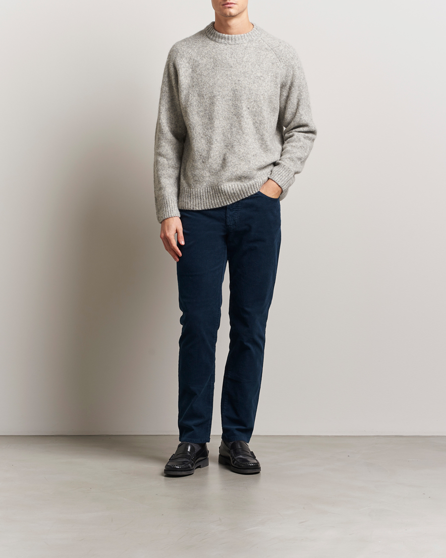 Herr | Byxor | NN07 | Tony Corduroy 5-Pocket Pants Navy Blue