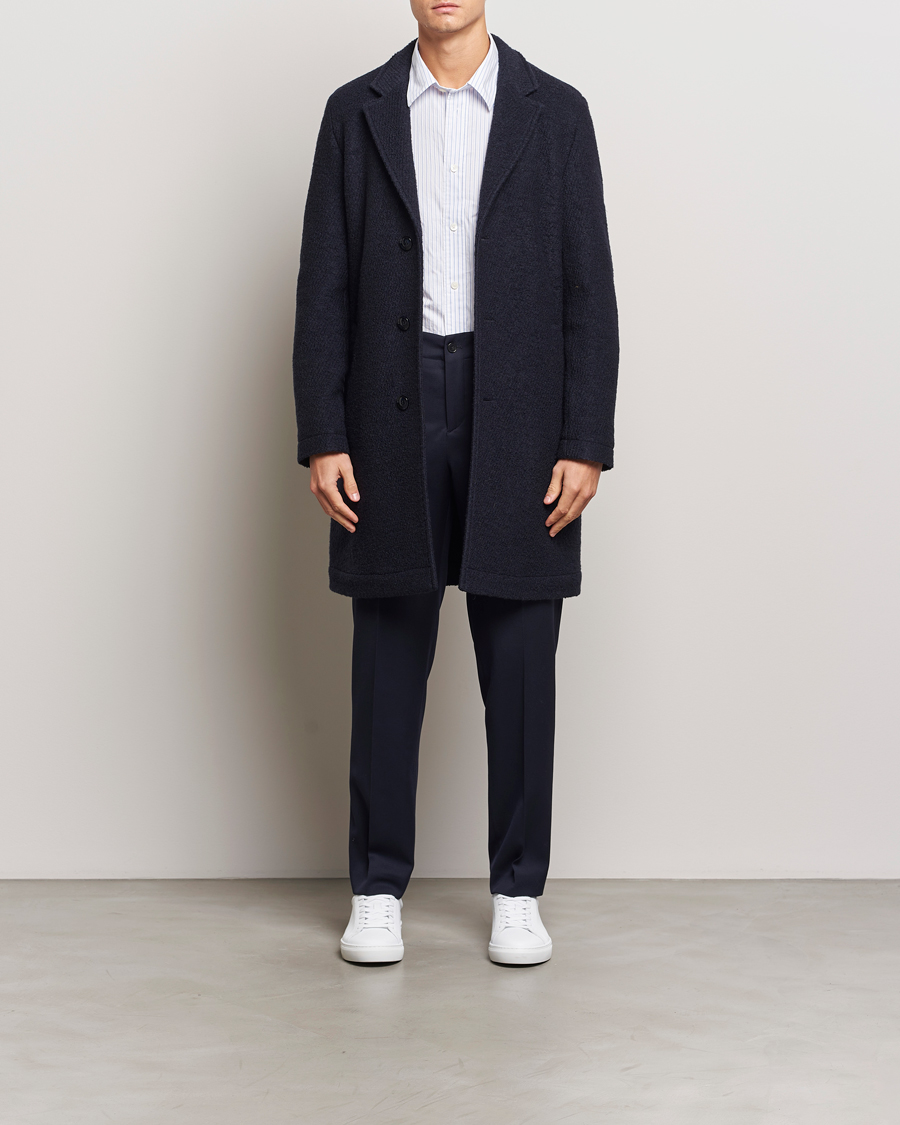 Herr | Byxor | Filippa K | Tailored Drawstring Trousers Navy