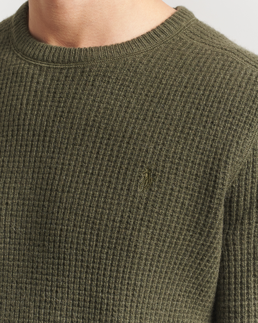 Herr | Tröjor | Polo Ralph Lauren | Wool/Alpaca Knitted Sweater New Olive