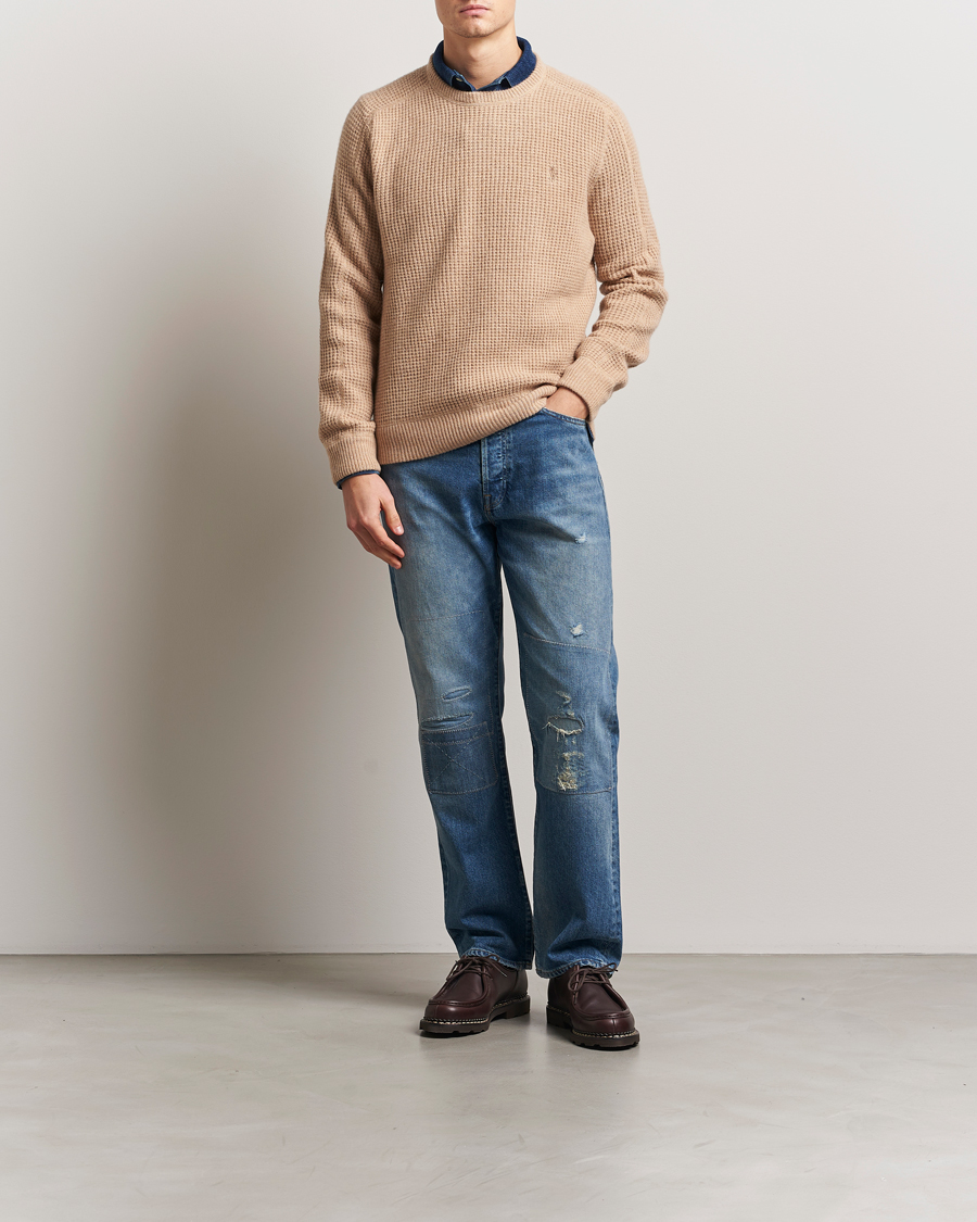 Herr | Tröjor | Polo Ralph Lauren | Wool/Alpaca Knitted Sweater Dune Melange
