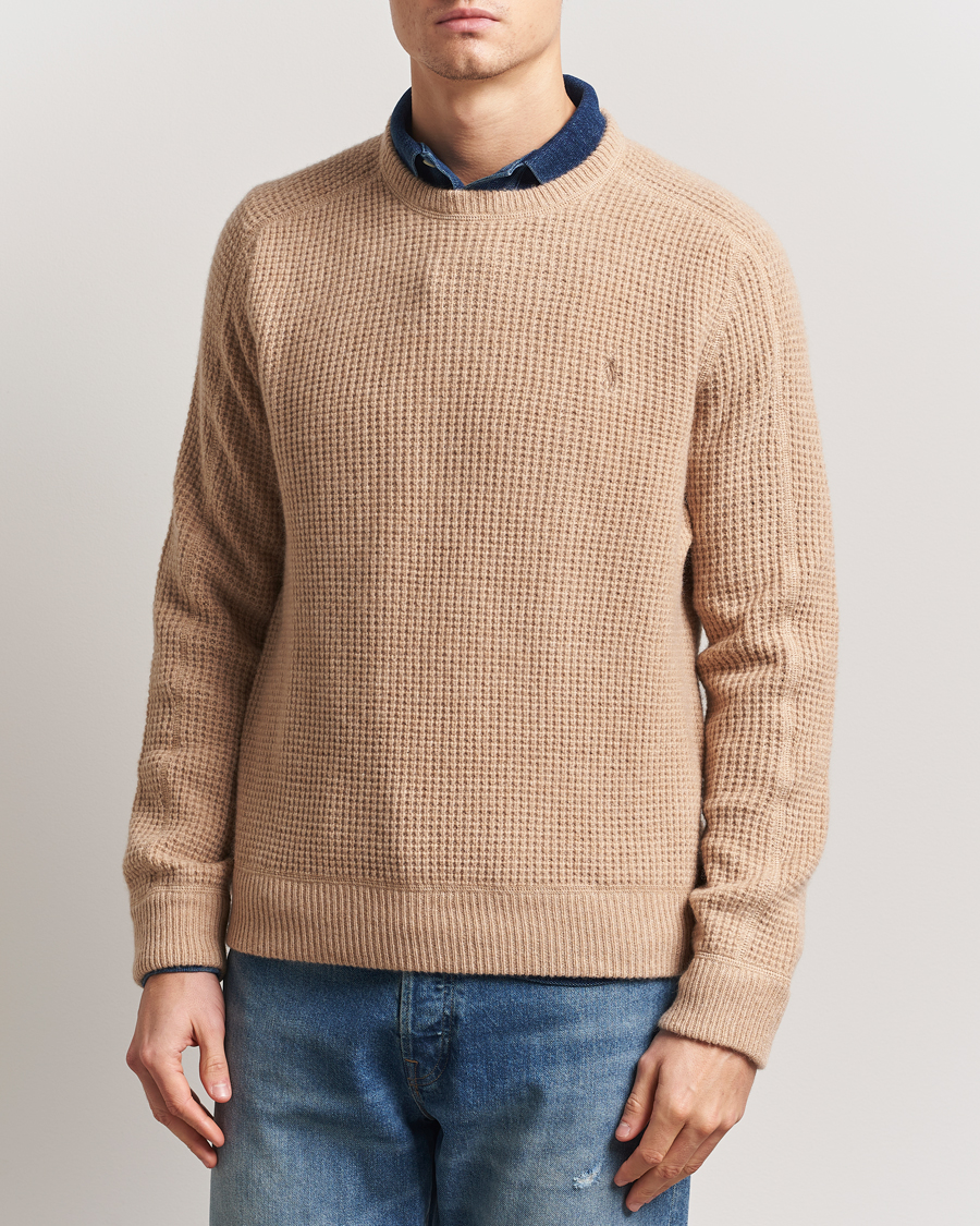 Herr | Tröjor | Polo Ralph Lauren | Wool/Alpaca Knitted Sweater Dune Melange