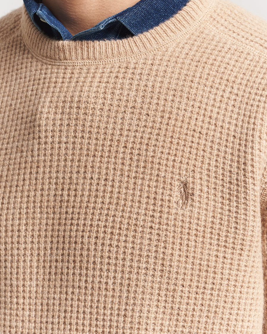 Herr | Tröjor | Polo Ralph Lauren | Wool/Alpaca Knitted Sweater Dune Melange