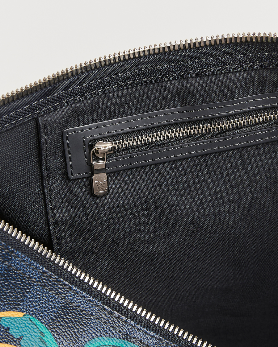 Herr | Louis Vuitton Pre-Owned Keepall Bandoulière 45 Damier Cobalt Jungle | Louis Vuitton Pre-Owned | Keepall Bandoulière 45 Damier Cobalt Jungle