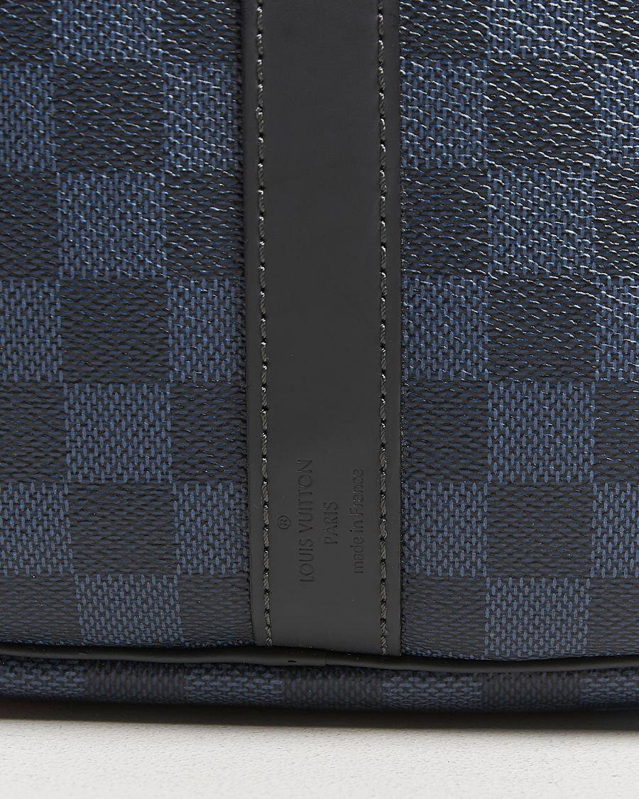 Herr | Louis Vuitton Pre-Owned Keepall Bandoulière 45 Damier Cobalt Jungle | Louis Vuitton Pre-Owned | Keepall Bandoulière 45 Damier Cobalt Jungle
