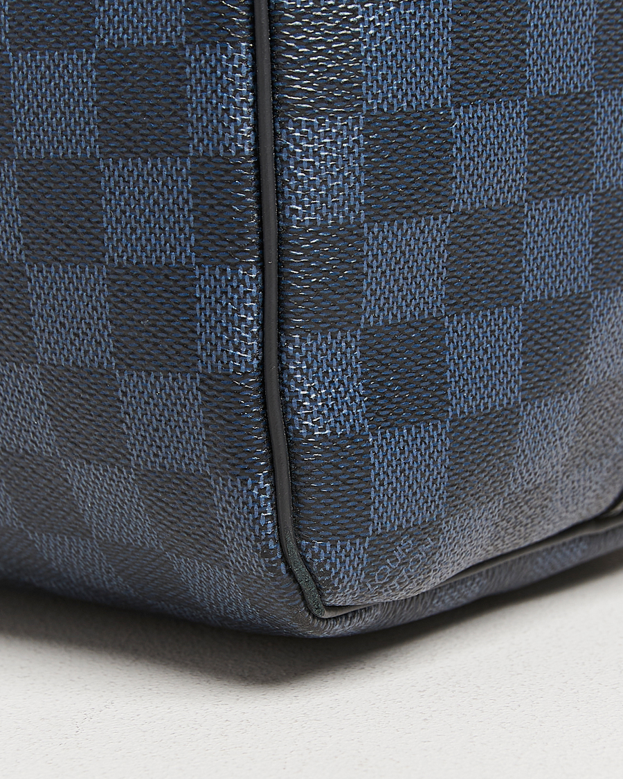 Herr | Louis Vuitton Pre-Owned Keepall Bandoulière 45 Damier Cobalt Jungle | Louis Vuitton Pre-Owned | Keepall Bandoulière 45 Damier Cobalt Jungle