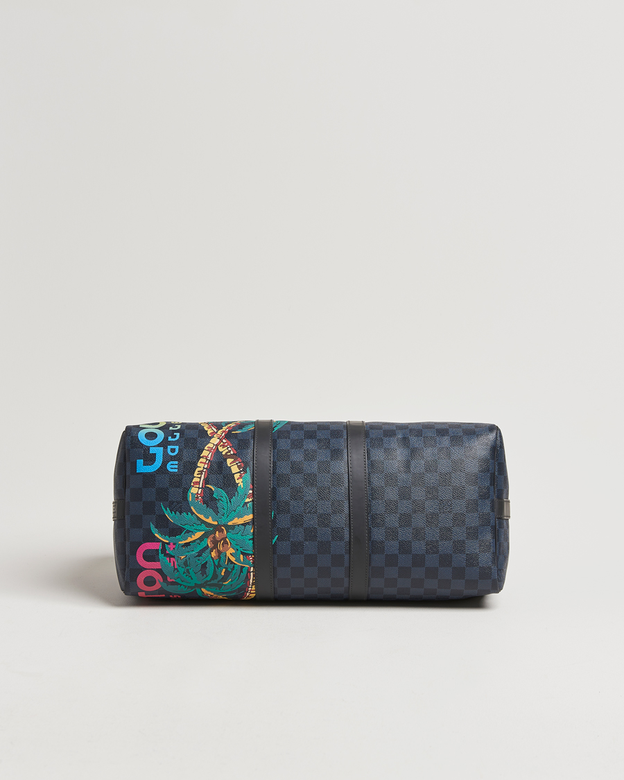Herr | Louis Vuitton Pre-Owned Keepall Bandoulière 45 Damier Cobalt Jungle | Louis Vuitton Pre-Owned | Keepall Bandoulière 45 Damier Cobalt Jungle