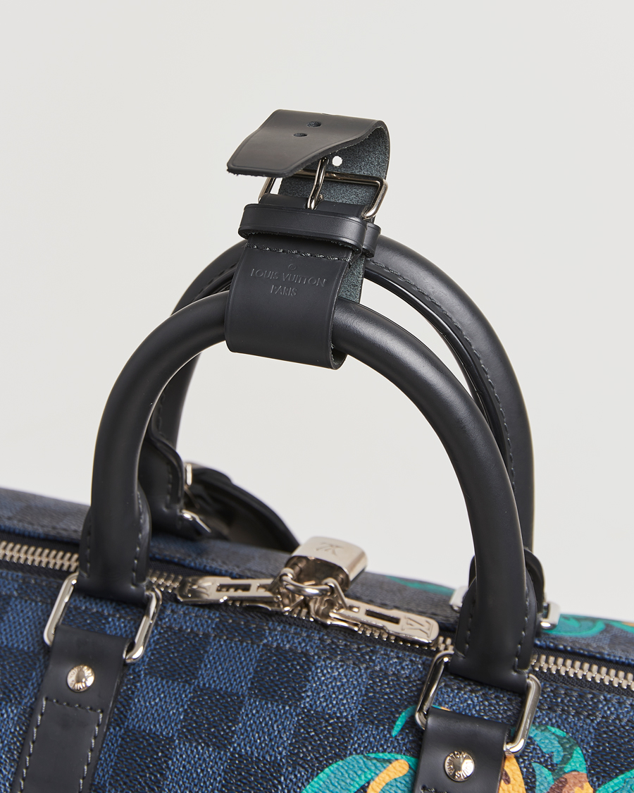 Herr | Louis Vuitton Pre-Owned Keepall Bandoulière 45 Damier Cobalt Jungle | Louis Vuitton Pre-Owned | Keepall Bandoulière 45 Damier Cobalt Jungle