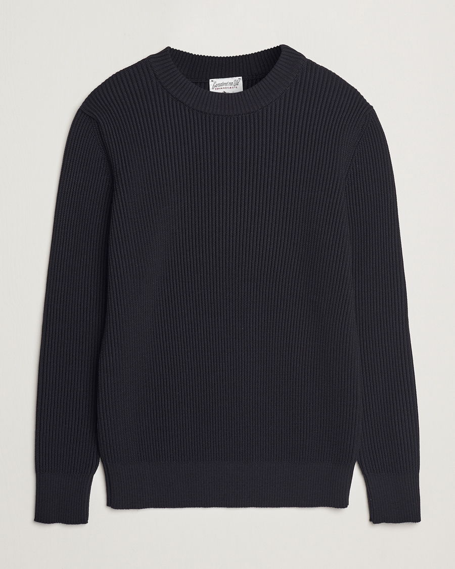 Herr | Tröjor | S.N.S. Herning | Fender Wool Crew Neck Navy Blue